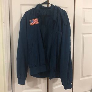 VINTAGE oversized American flag jacket